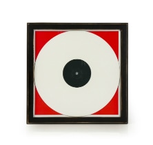 Wood Vinyl Record Frame - Black