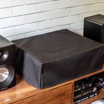 Fabric Turntable Dust Cover - Black