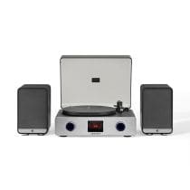C92 Record Player With Speakers - Black