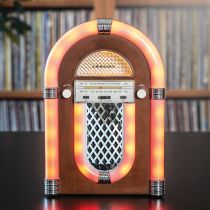 Presley Tabletop Jukebox Bluetooth Radio - Walnut