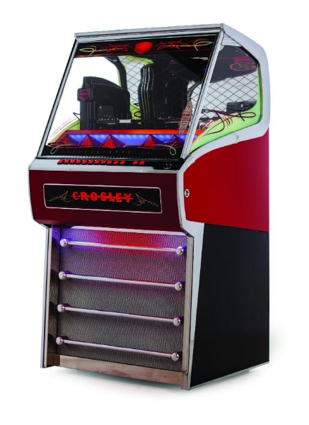 Long Player Full Size LP Jukebox - Black