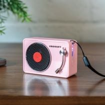 Mini Turntable Bluetooth Speaker - Pink