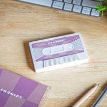 Cassette Bluetooth Speaker - Pink Checkered White