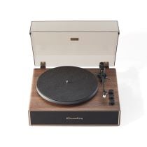 Stave Record Player - Walnut/Gold