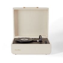 Mercury Portable Turntable - Cream Croc