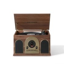 Hayes 8-In-1 Record Player - Walnut