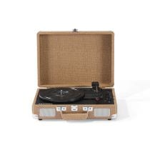 Cruiser Plus Portable Turntable with Bluetooth In/Out - Basketweave