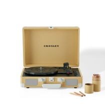 Cruiser Plus Portable Turntable with Bluetooth In/Out - Customizable