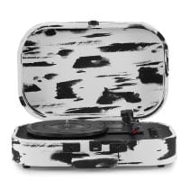 Discovery Portable Turntable with Bluetooth Out - Black & White