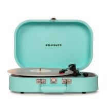 Crosley Discovery Portable Turntable with Bluetooth Out - Turquoise