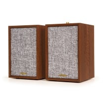 S200 Stereo Powered Speakers - Walnut