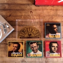 RSD3 Player + Johnny Cash 3 Inch Vinyl - Set of 4 Records