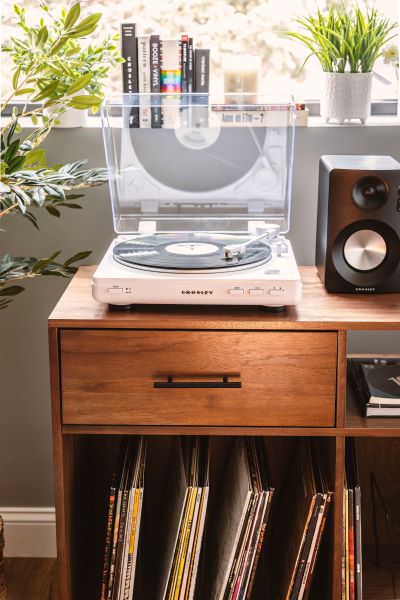 T400D Component Bluetooth Turntable - White