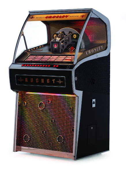 Vinyl Rocket Full-Size Jukebox - Black