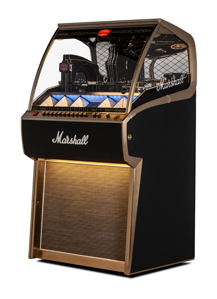 ミュージック ENGLISH JUKE BOX Marshall Rocket Full Size LP Jukebox - Black